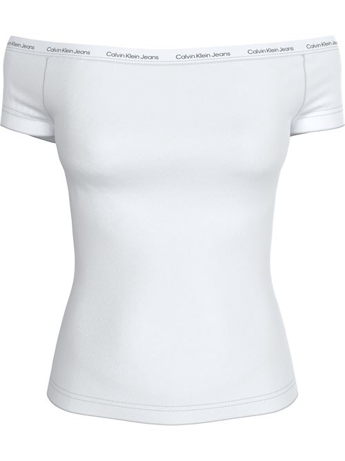 T-shirt CALVIN KLEIN | J20J223098YAF BIANCO